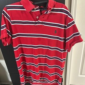 Ralph Lauren Red Striped Polo Shirt